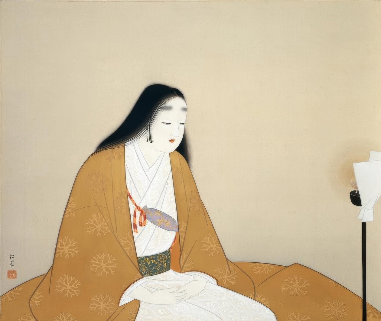 F Lau Kusunoki Masanari od Uemura Shoen