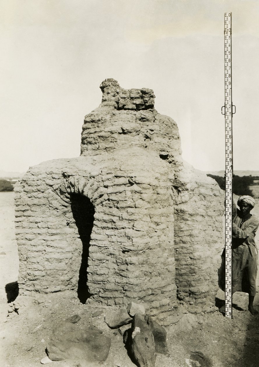 Křesťanská hrobka na nekropoli, Kasr Ibrim, Egypt, fotografie Ugo Monneret de Villard od Ugo Monneret de Villard