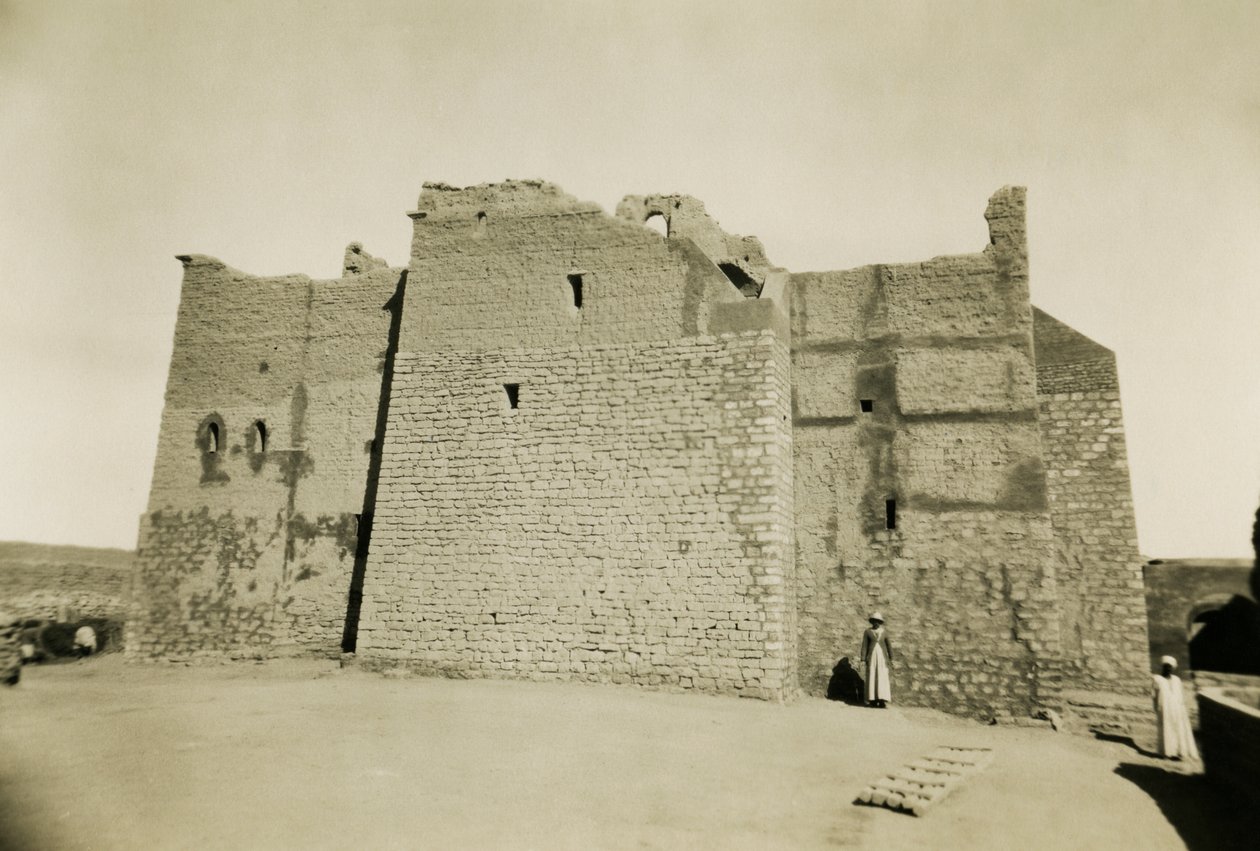 Klášter svatého Simeona, Asuán, Egypt, fotografie Ugo Monneret de Villard od Ugo Monneret de Villard