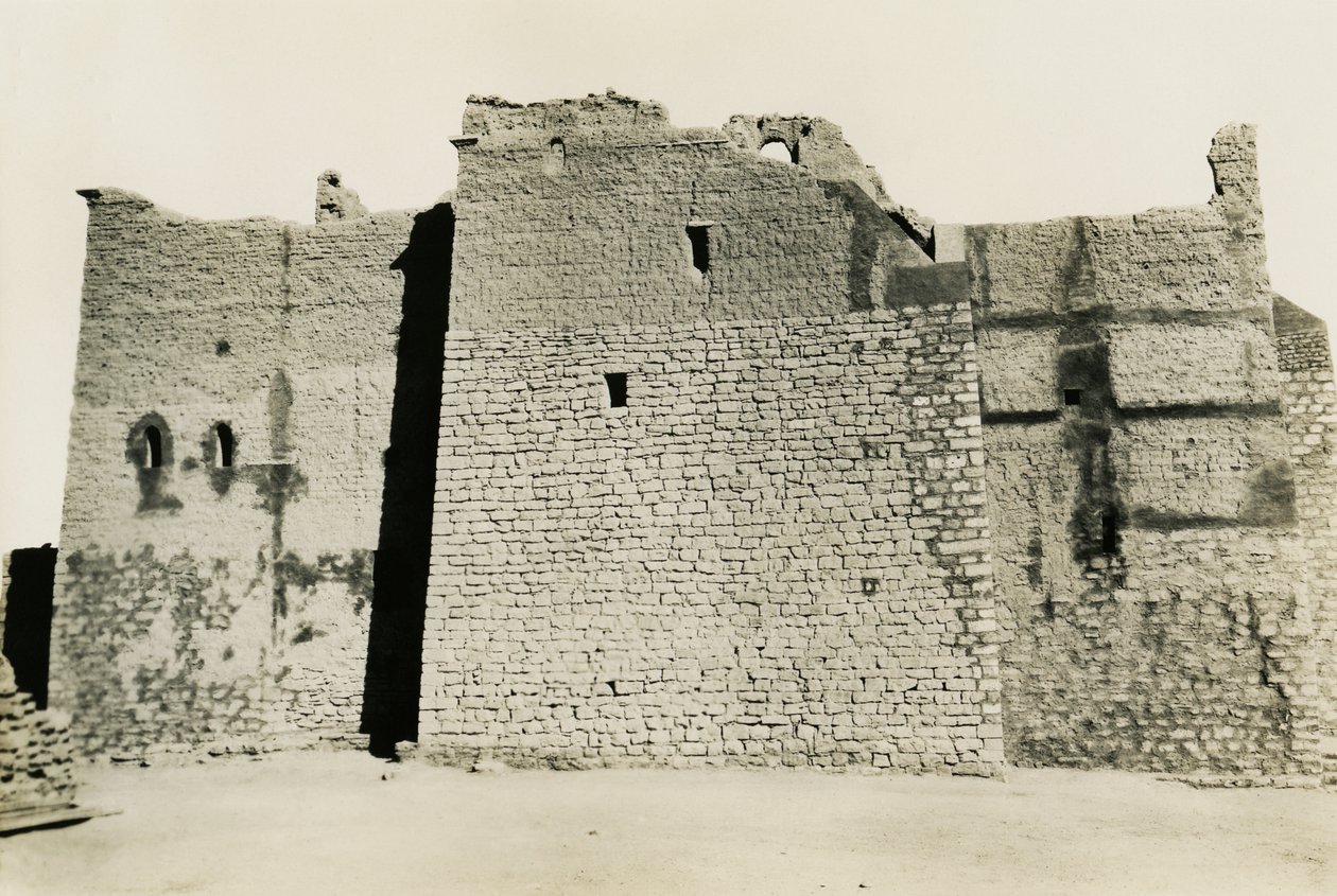Klášter svatého Simeona, Asuán, Egypt, fotografie Ugo Monneret de Villard od Ugo Monneret de Villard