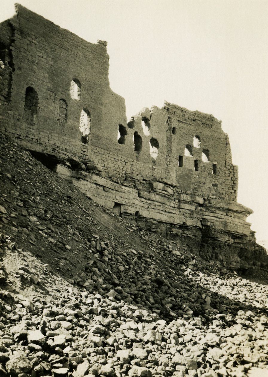 Klášter svatého Simeona, Asuán, Egypt, fotografie Ugo Monneret de Villard od Ugo Monneret de Villard