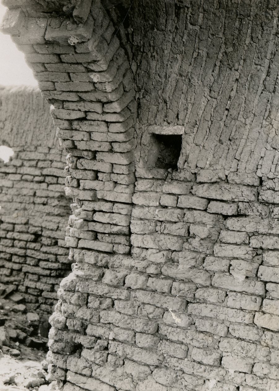 Zřícenina kostela v poušti, detail závěsu pro kopuli, Adindan, Egypt, fotografie Ugo Monneret de Villard od Ugo Monneret de Villard