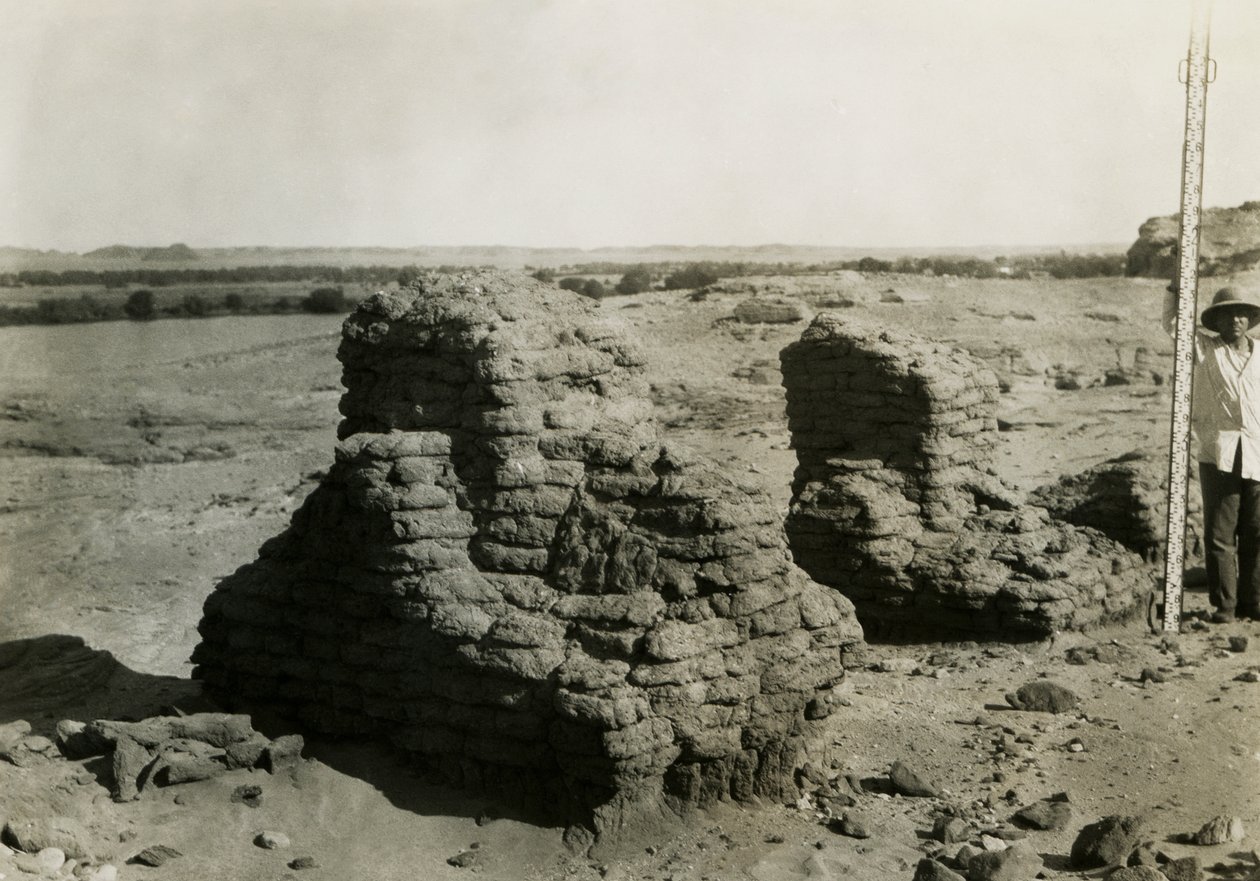 Hrobka na nekropoli, Kasr Ibrim, Egypt, fotografie Ugo Monneret de Villard od Ugo Monneret de Villard