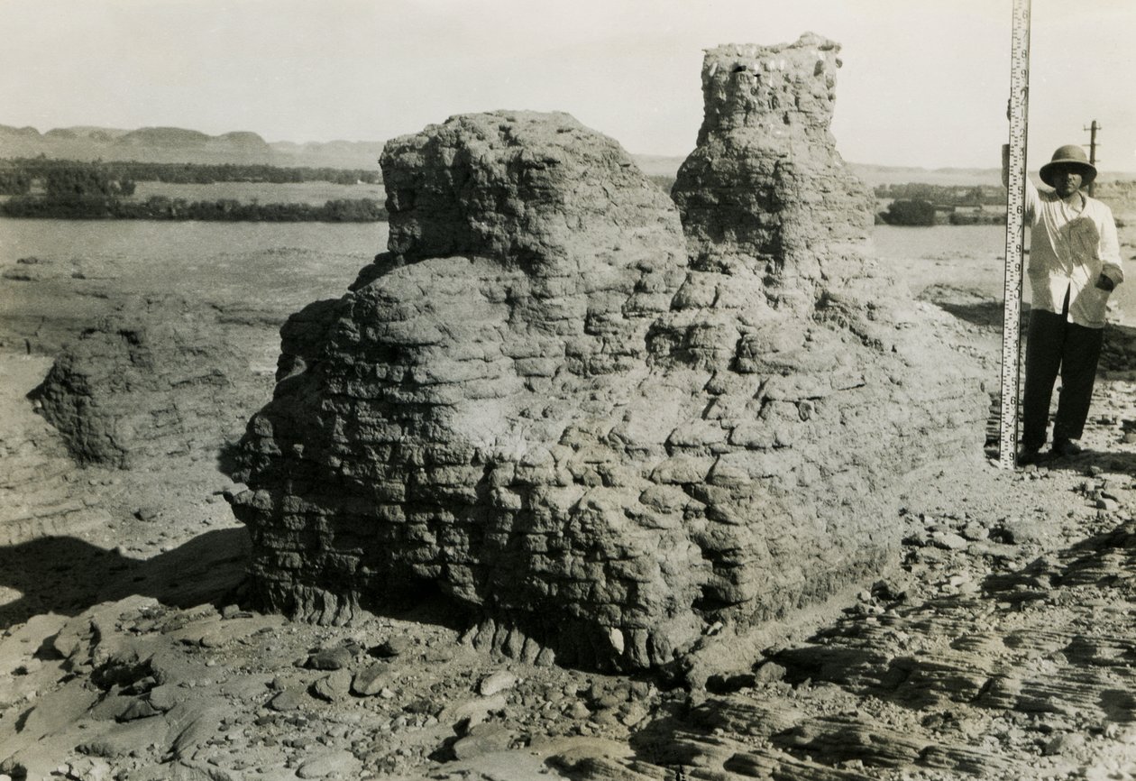 Hrobka na nekropoli, Kasr Ibrim, Egypt, fotografie Ugo Monneret de Villard od Ugo Monneret de Villard