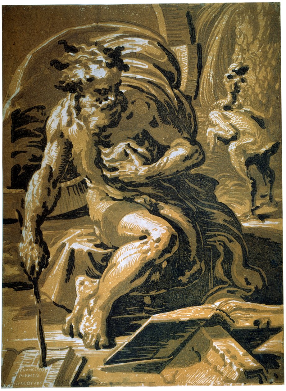 Diogenes, po roce 1527 od Ugo da Carpi