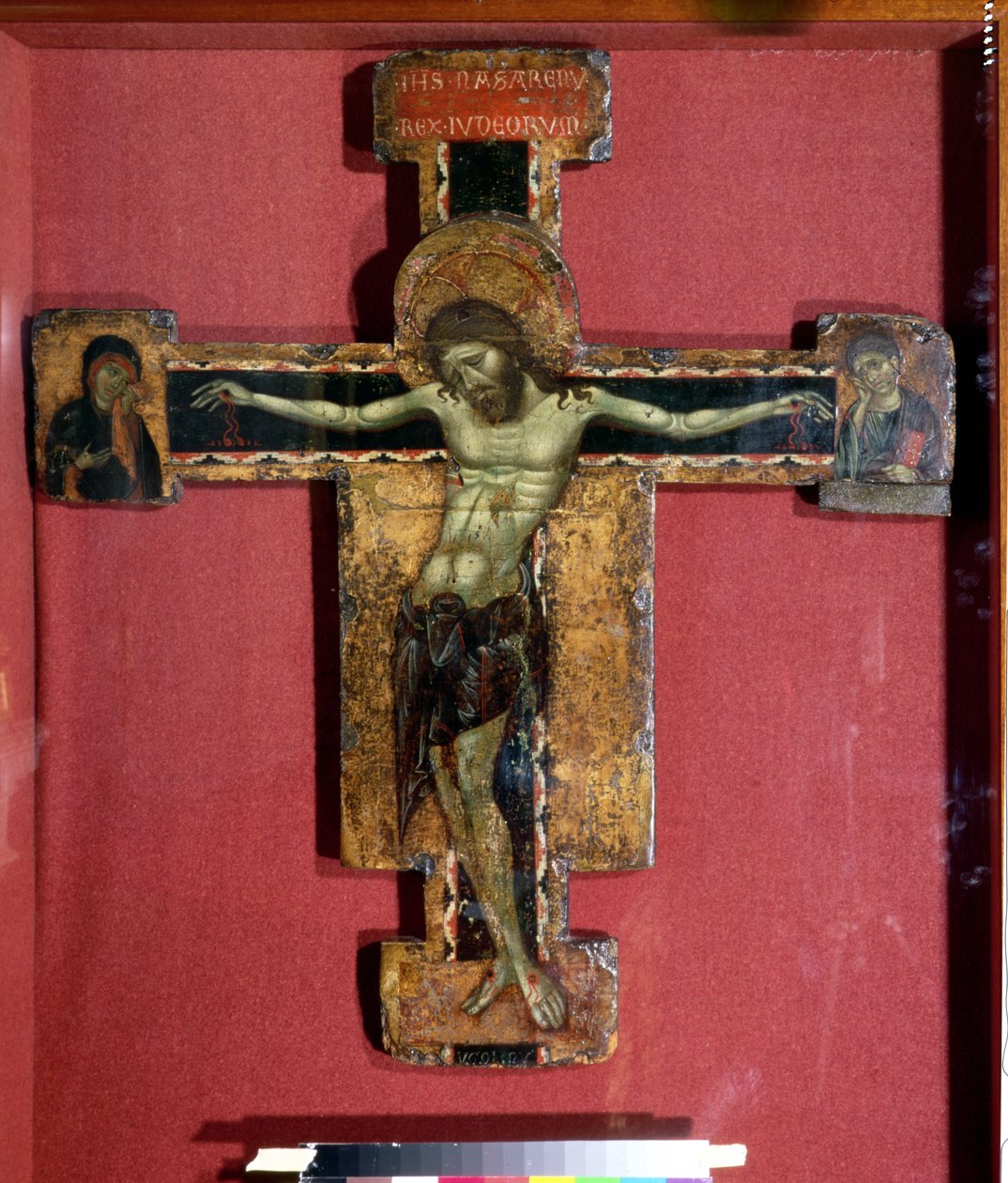 Kříž s ukřižovaným Kristem, 1260-65 (tempera na desce) od Ugolino di Tedice