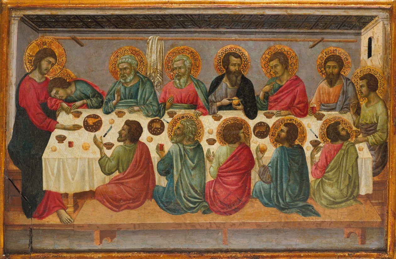Poslední večeře, ca. 1325-30. od Ugolino da Siena