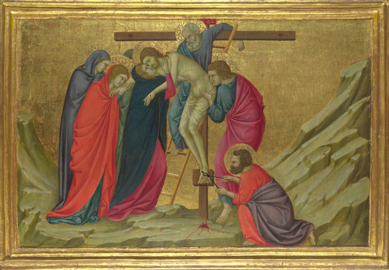 Depozice z baziliky Santa Croce, Florencie, c. 1324-1325 od Ugolino di Nerio