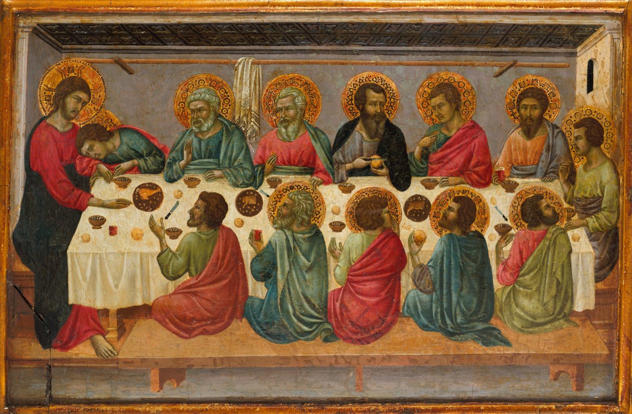 Poslední večeře od Ugolino di Nerio