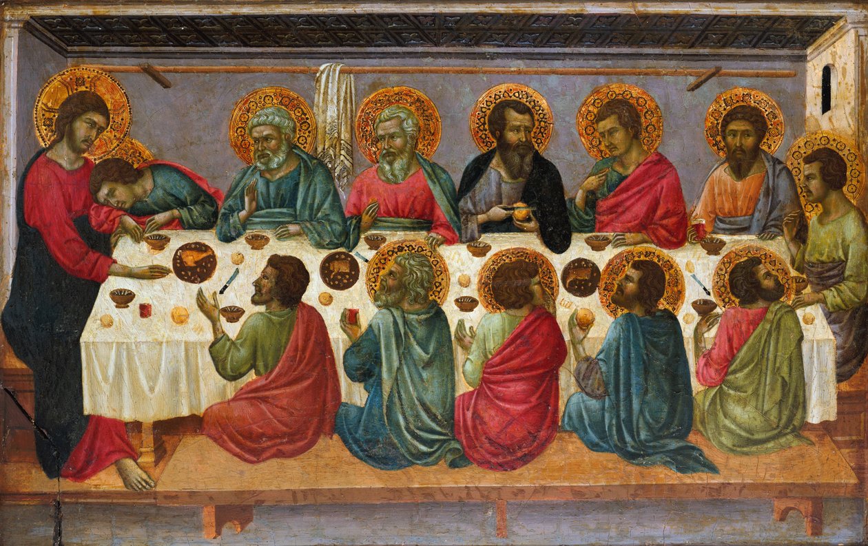 Poslední večeře, 1310-1315 od Ugolino di Nerio