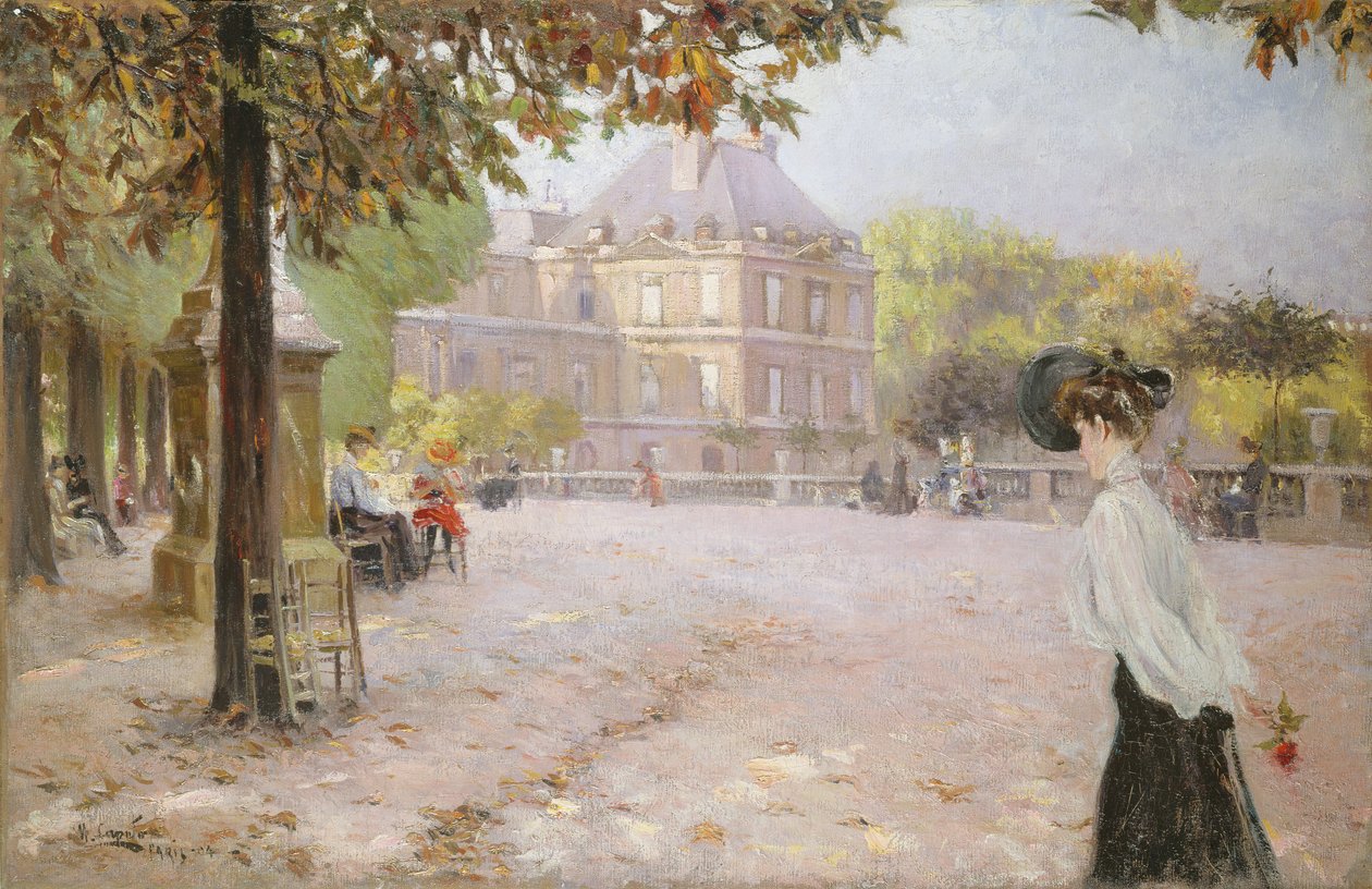 Lucemburské zahrady, Paříž od Ulisse Caputo