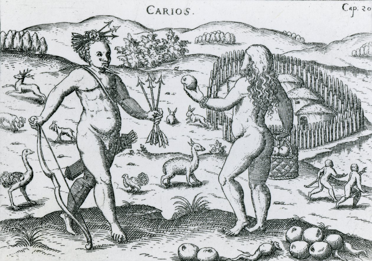 Carios z Paraguaye, 1599 od Ulrich Schmidl