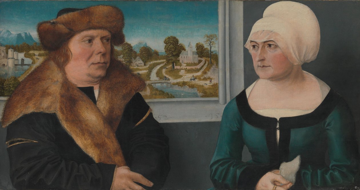 Portrét muže a jeho manželky, 1512 od Ulrich the Elder Apt
