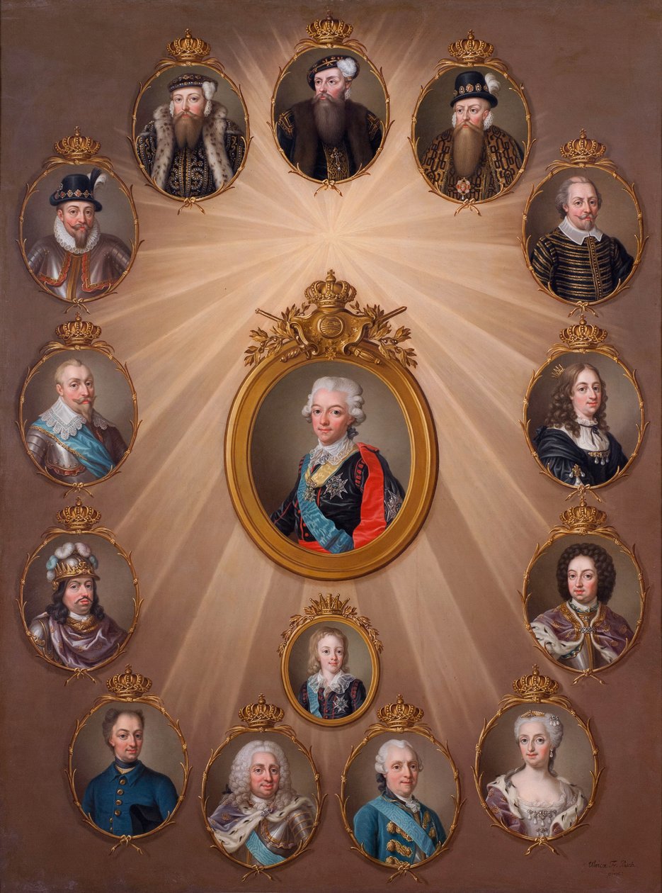 Gustavská rodina od Ulrika Pasch