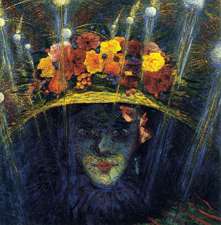 Moderní Idol od Umberto Boccioni