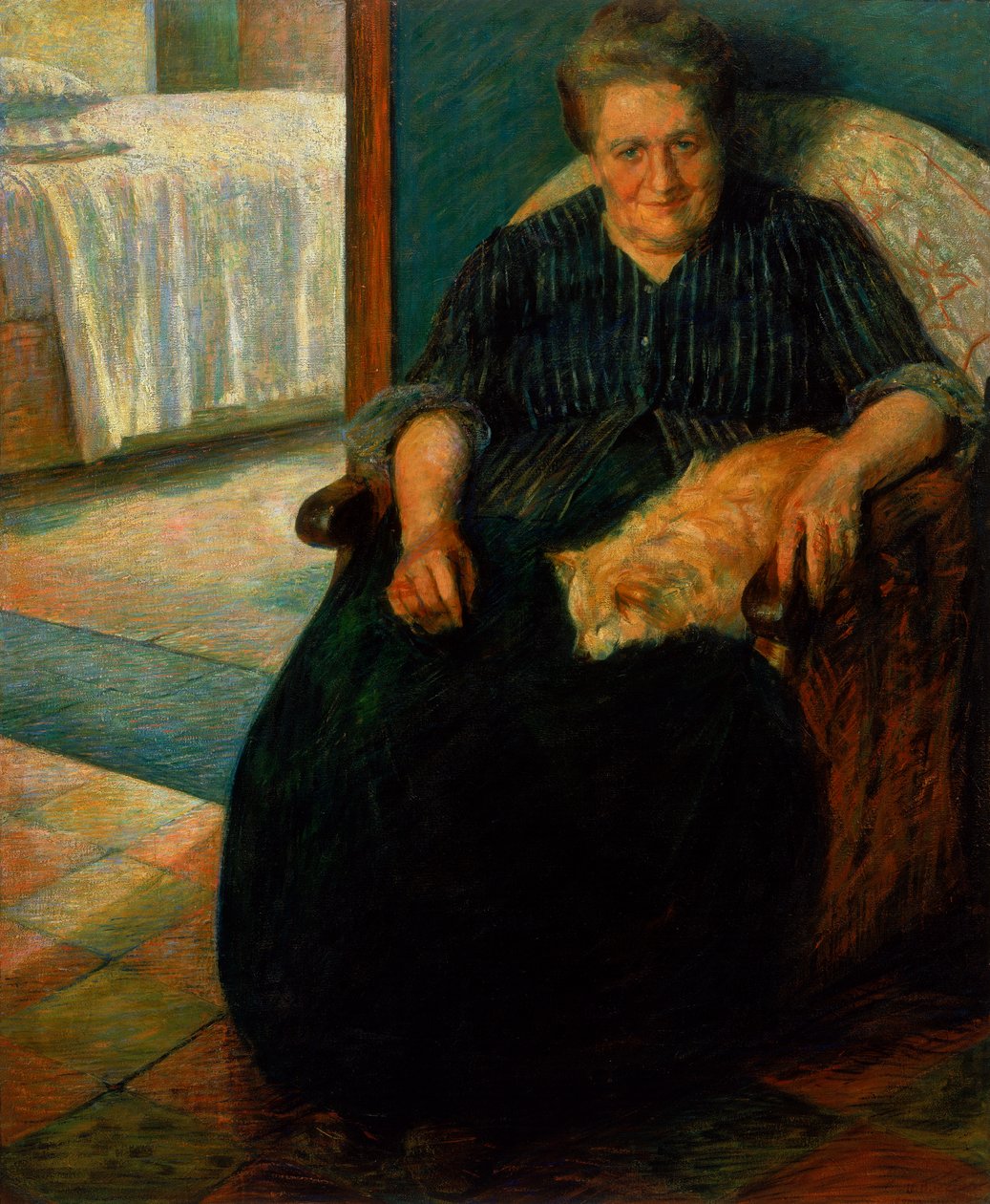 Lady Virginia, kolem 1905-10 od Umberto Boccioni