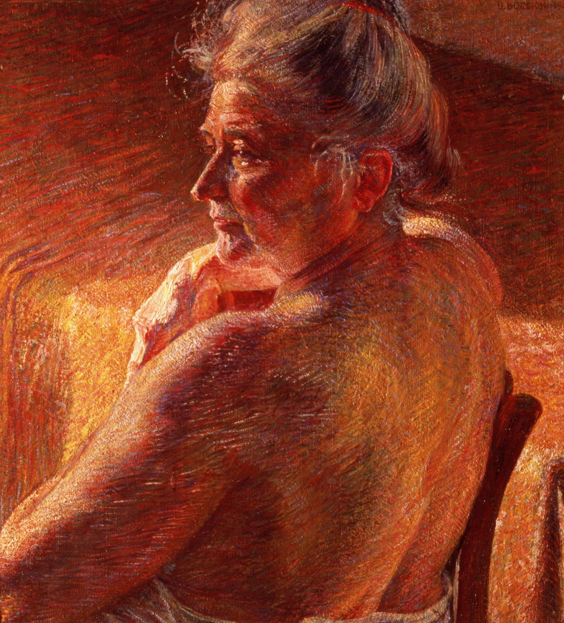 Vliv slunečního světla, 1909 od Umberto Boccioni