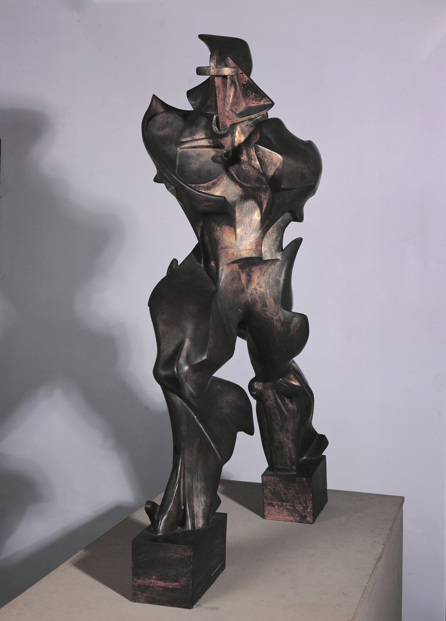 Jedinečné formy kontinuity ve vesmíru, 1913 (bronz) od Umberto Boccioni