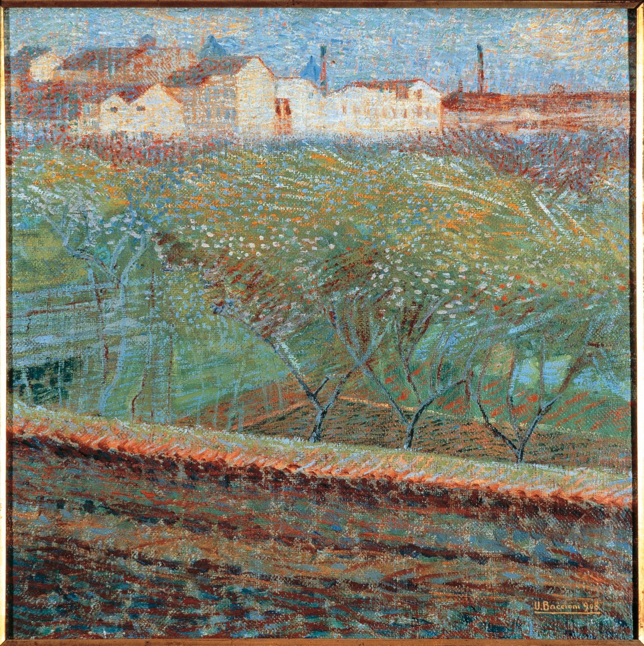 Dubnový večer, Umberto Boccioni od Umberto Boccioni