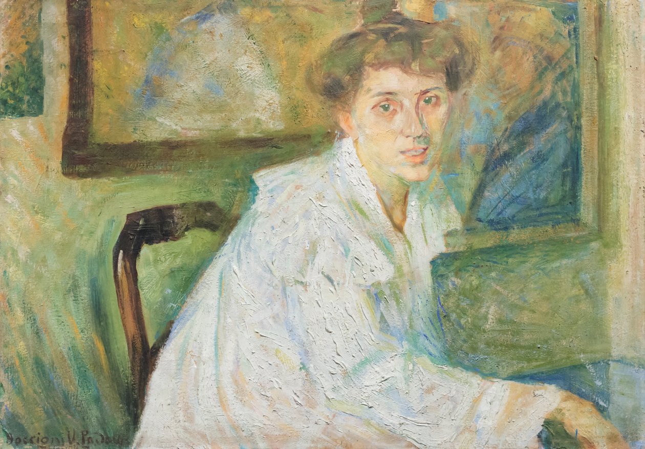 Portrét sestry umělkyně od Umberto Boccioni