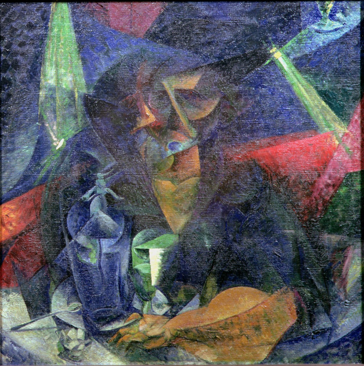Kompozice s postavou ženy od Umberto Boccioni