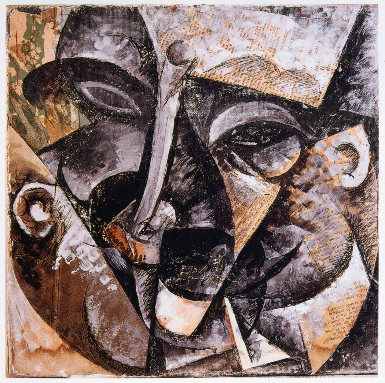 Dynamismus mužské hlavy, 1914 od Umberto Boccioni