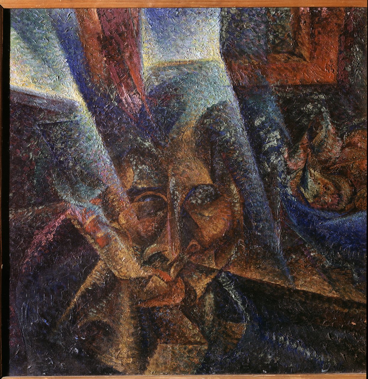Světlo, tvář a atmosféra od Umberto Boccioni