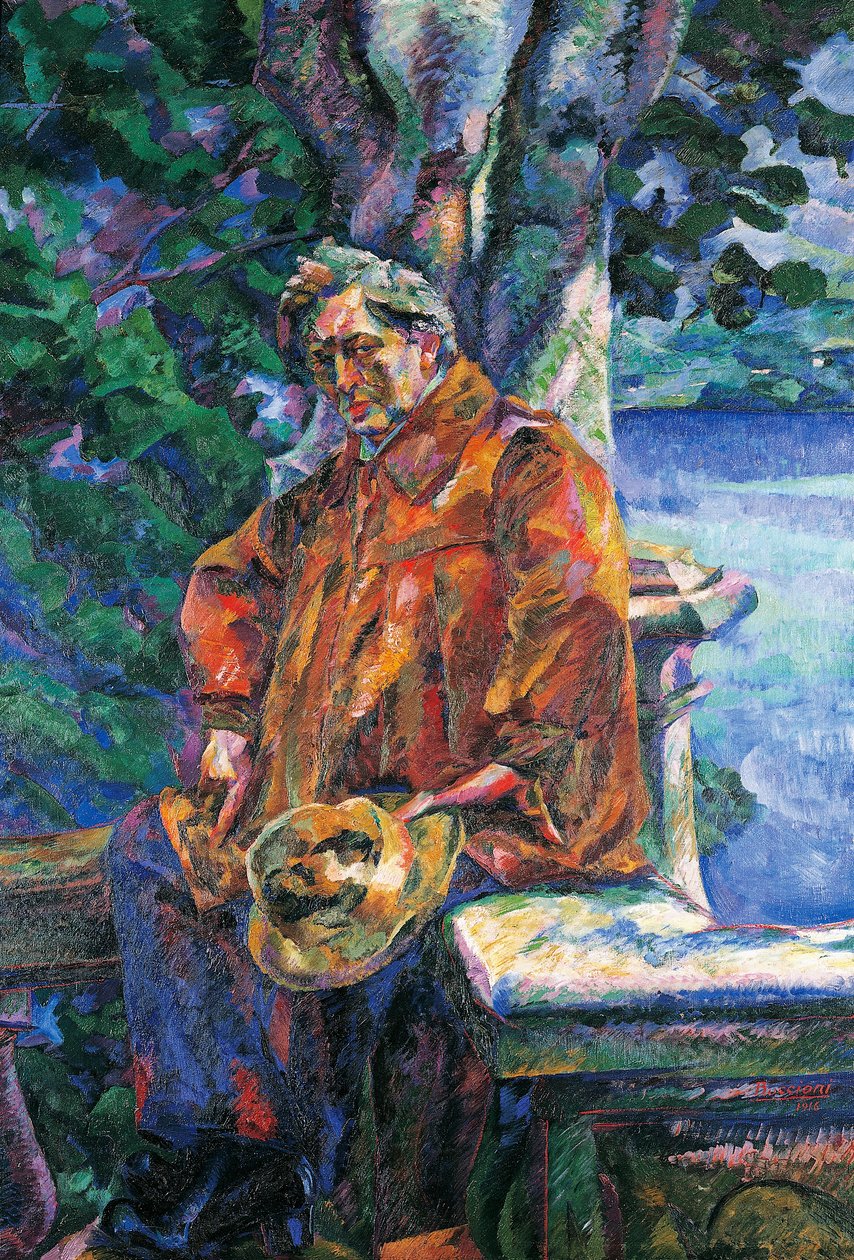 Portrét Maestra Ferruccio Busoni (olej na plátně) od Umberto Boccioni