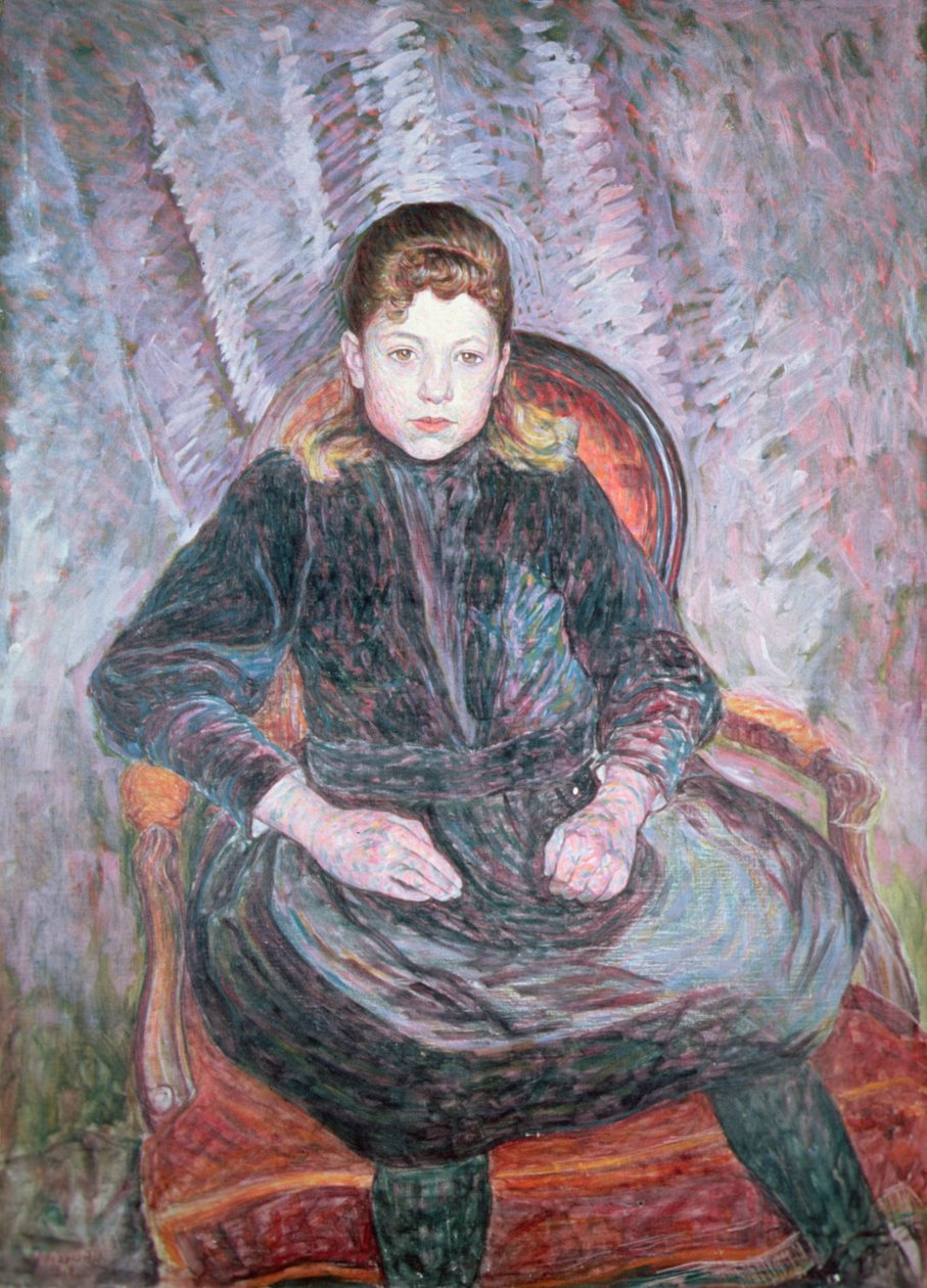 Portrét mladé dívky od Umberto Boccioni