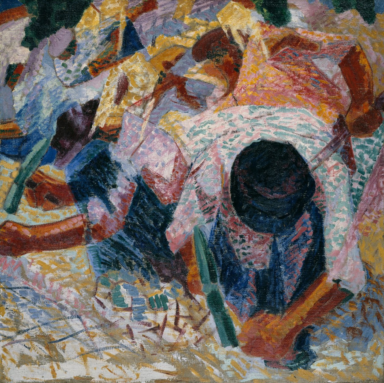 The Street Pavers, 1914. od Umberto Boccioni