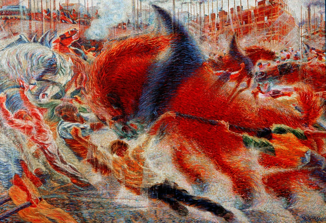 Město se zvedá od Umberto Boccioni