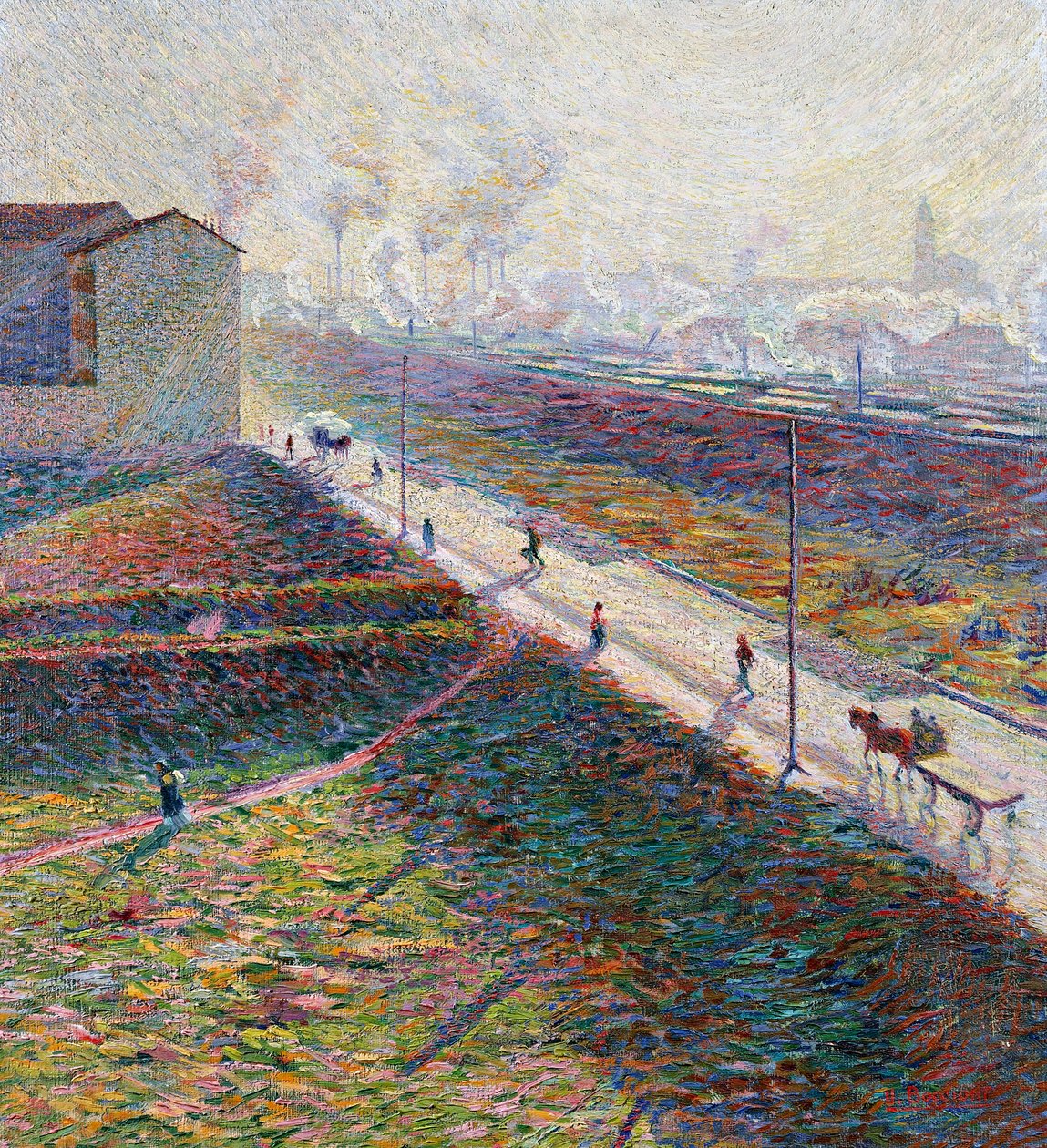 Ráno od Umberto Boccioni