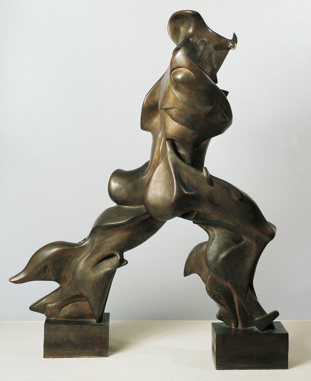 Jedinečné formy kontinuity ve vesmíru od Umberto Boccioni