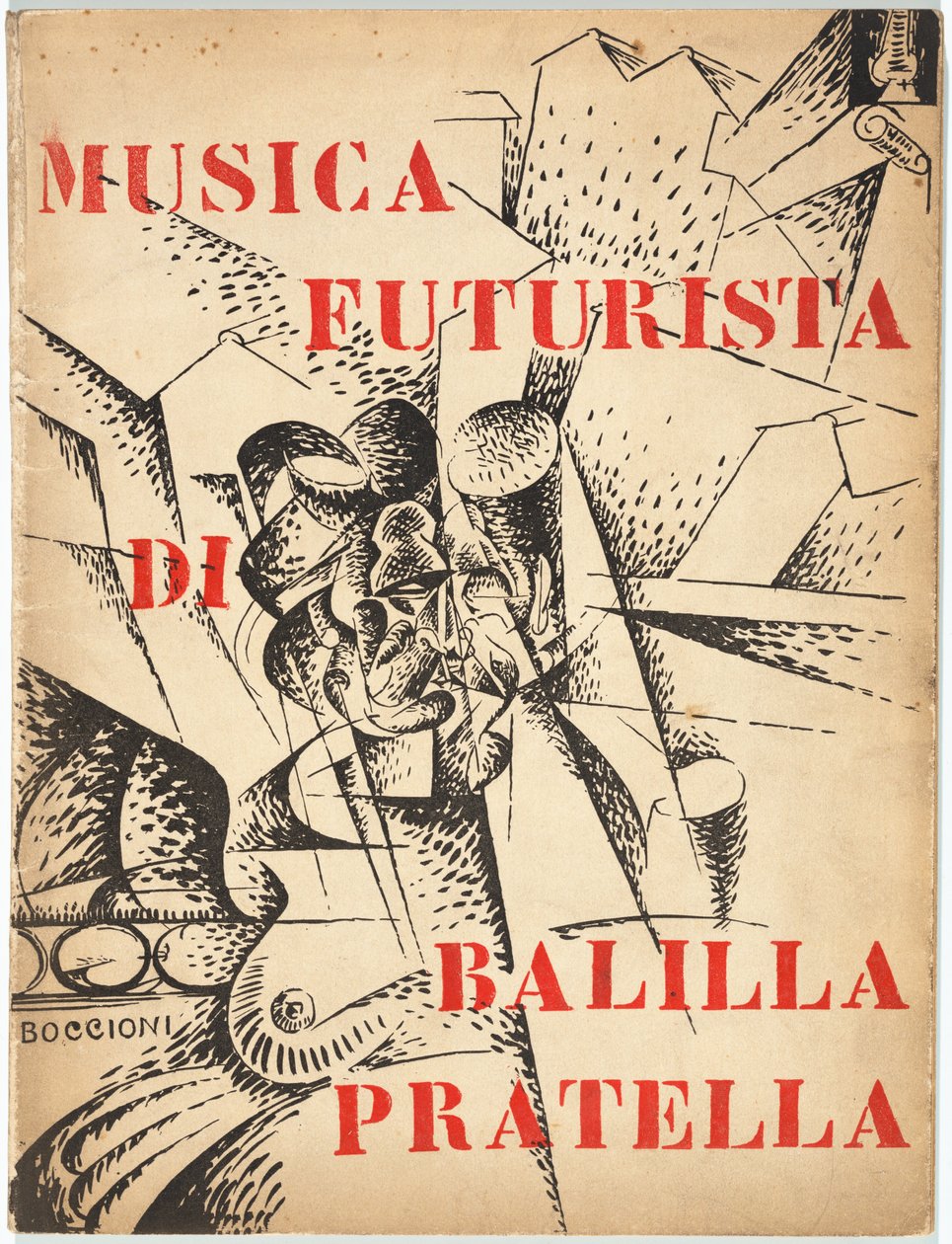 Futuristická hudba pro orchestr od Umberto Boccioni, Francesco Balilla Pratella