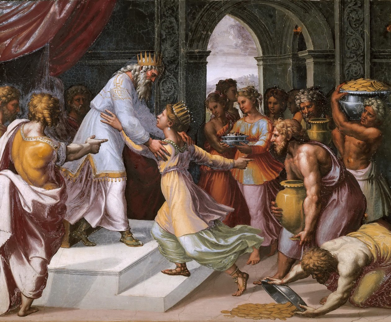 Fresco papežské paláce, Vatikán od Unbekannt Unbekannt