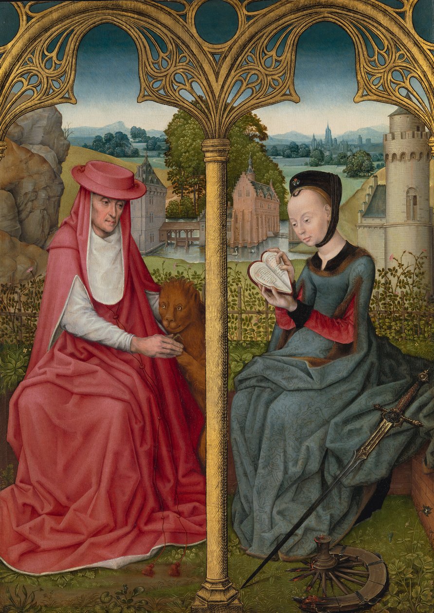 Hl. Hiëronymus en hl. Katarina od Unbekannt Unbekannt