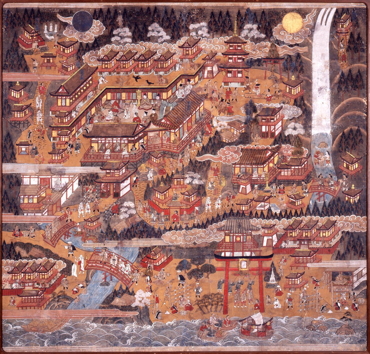 Kumano Nachi Mandala od Unbekannt Unbekannt