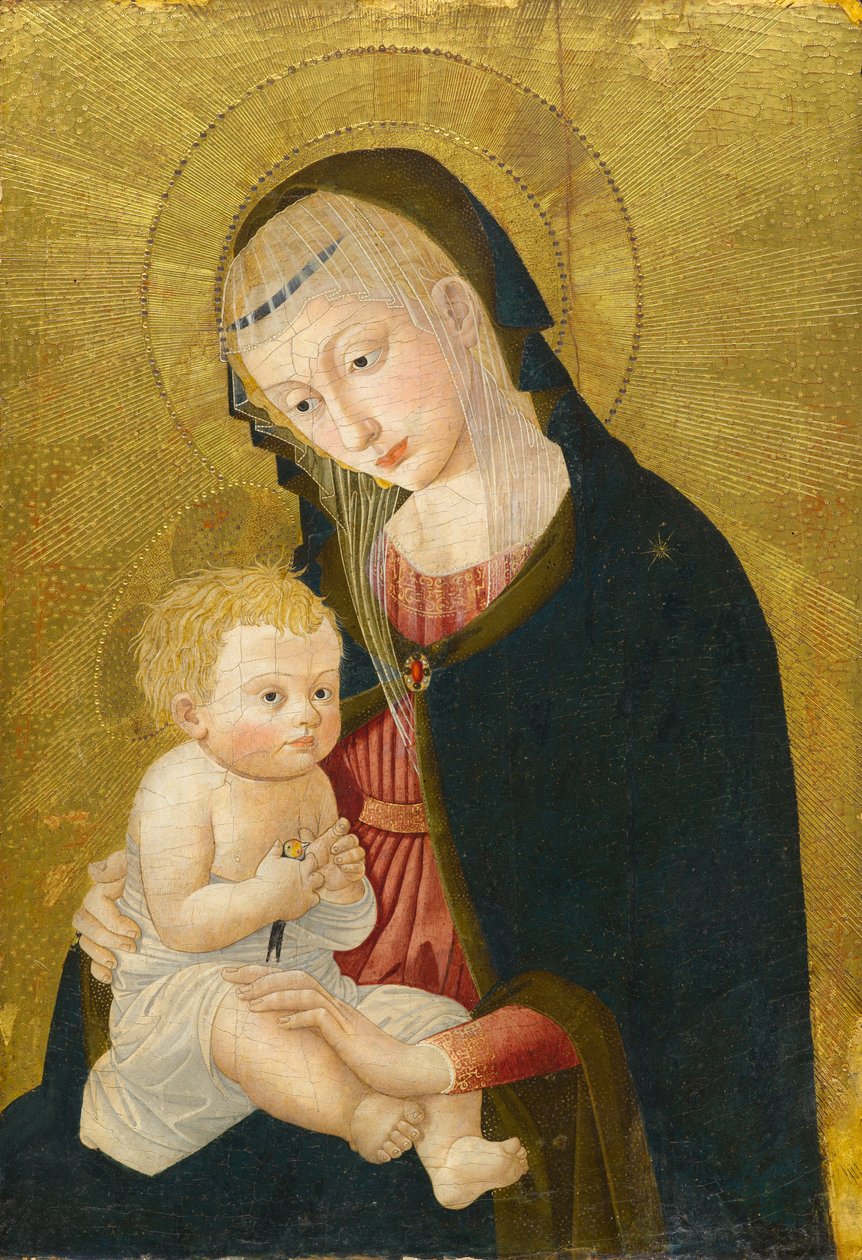Madonna a dítě od Unbekannt Unbekannt