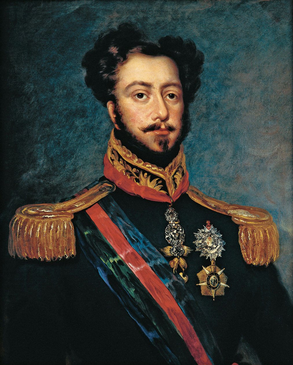 Portrét Doma Pedra, vévody z Bragançy po Johnu Simpsonovi 1834 od Unbekannt Unbekannt