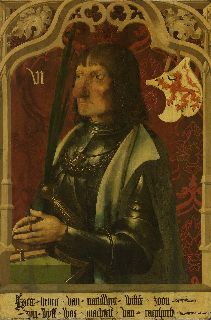 Portrét Hendrik IV van Naaldwijk (c. 1430-96) od Unbekannt Unbekannt