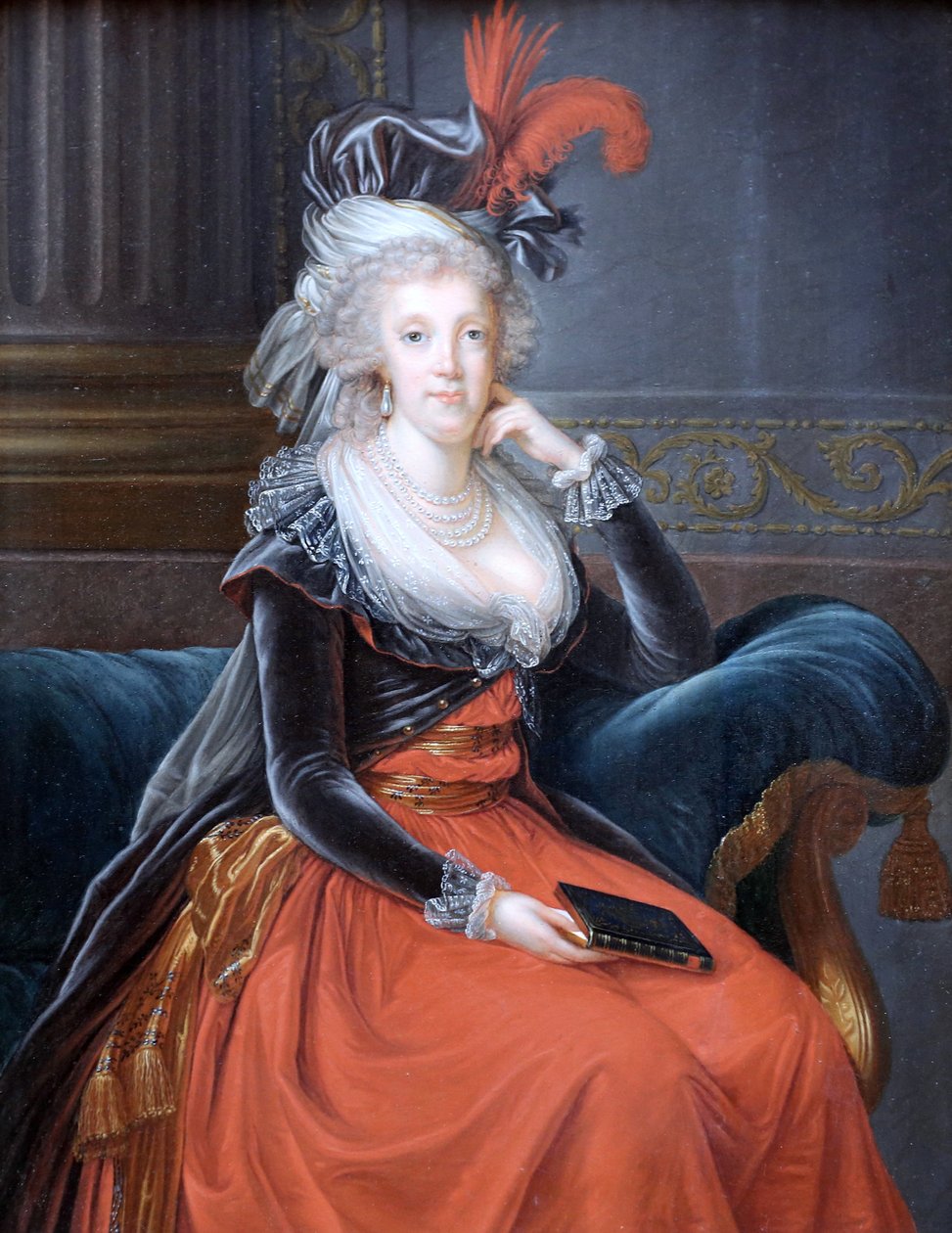 Portrét Marie Karolíny Rakouské (1752-1814), manželky královny Neapole od Unbekannt Unbekannt