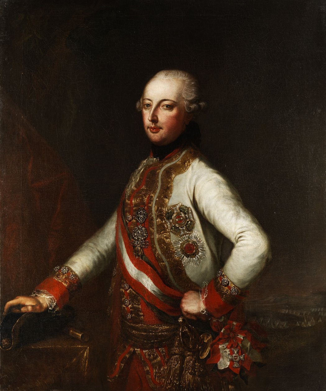 Portrét, pravděpodobně Josef II., Císař Svaté říše římské od Unbekannt Unbekannt