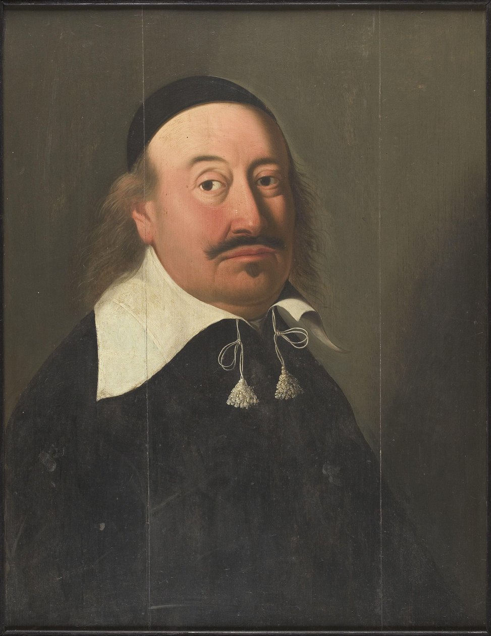 Profesor Petrus Moll 1647-1669 olej na panelu od Unbekannt Unbekannt