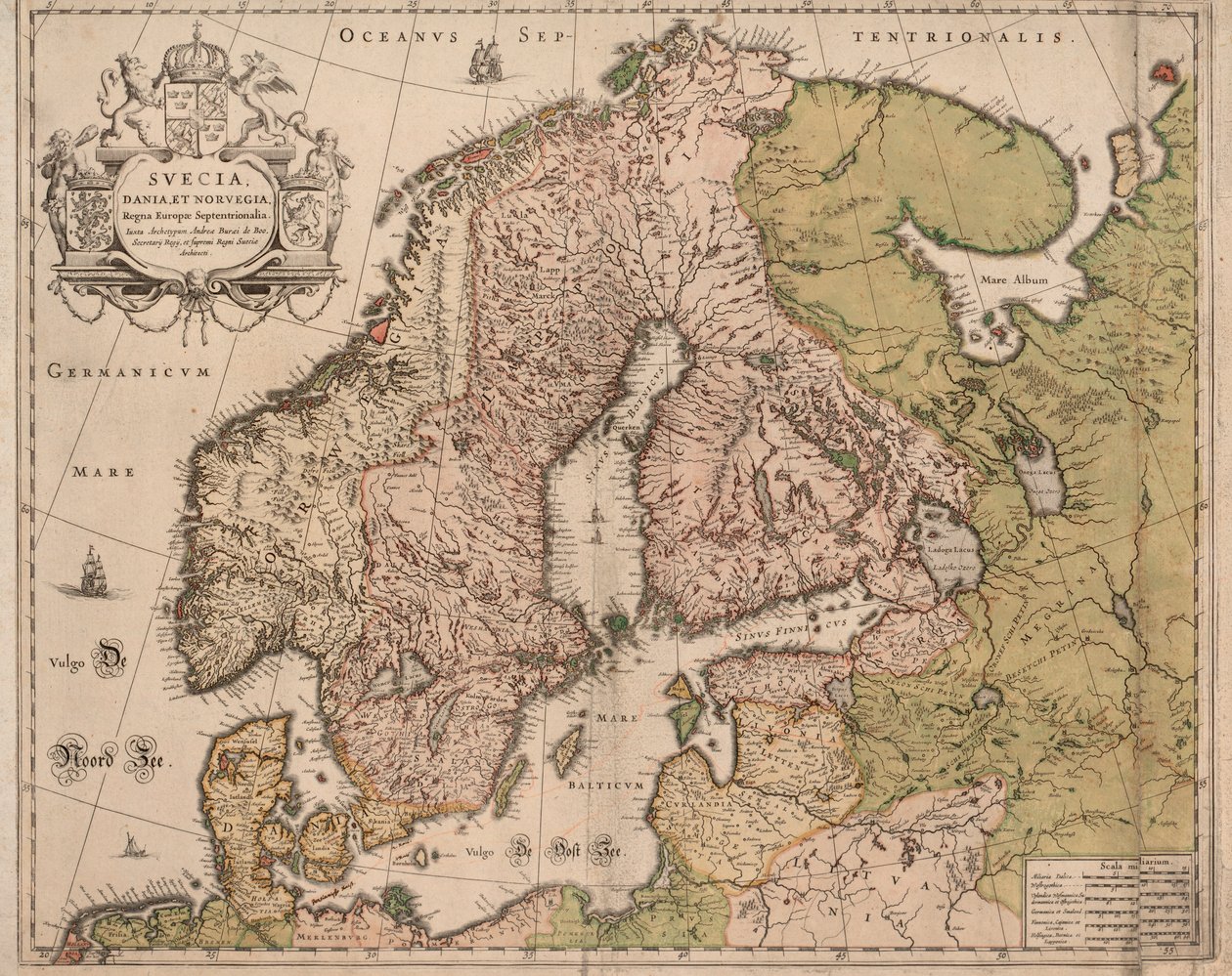 Svecia Dánsko a Norvegia od Unbekannt Unbekannt