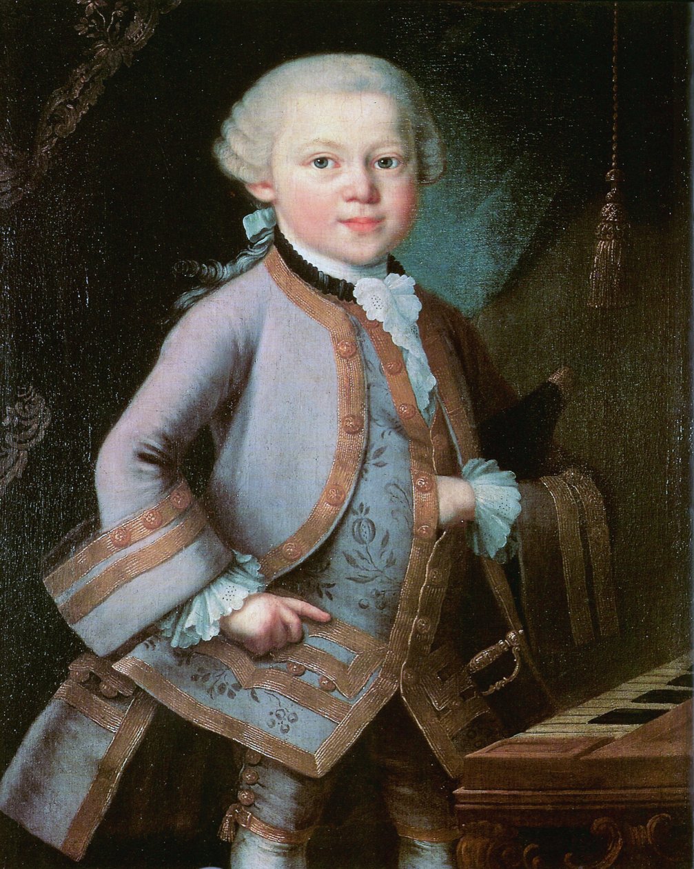 Chlapec Mozart od Unbekannt Unbekannt