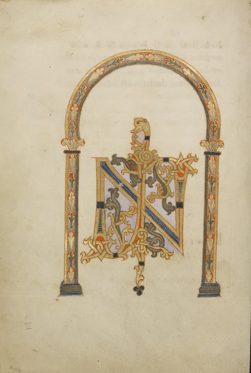  Zdobený monogram od Unbekannt Unbekannt