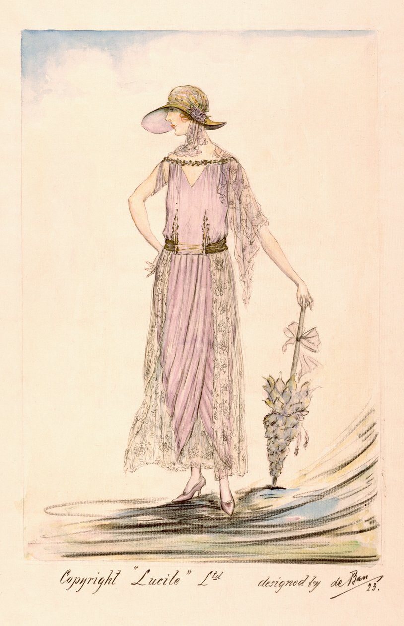 Denní šaty, 1923 od Unbekannt Unbekannt