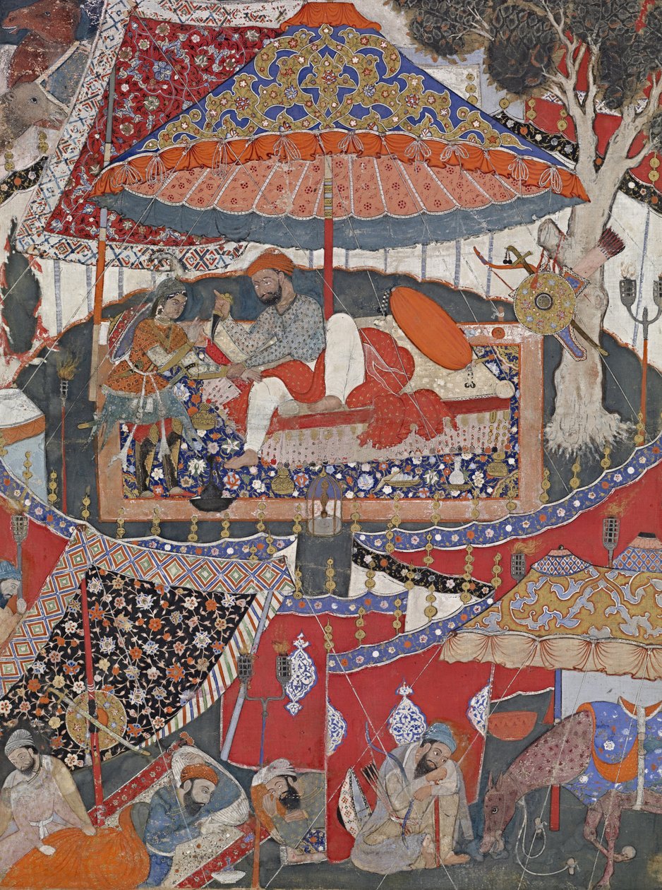 Stránka Dastan-i Amir Hamza (Hamzanama) od Unbekannt Unbekannt