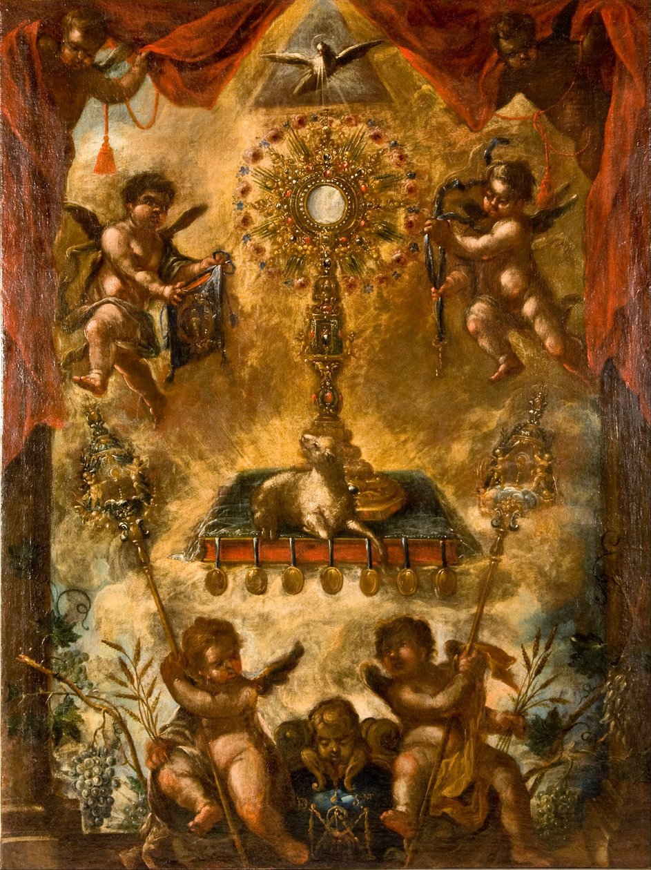 Alegorie eucharistie od Unbekannt Unbekannt