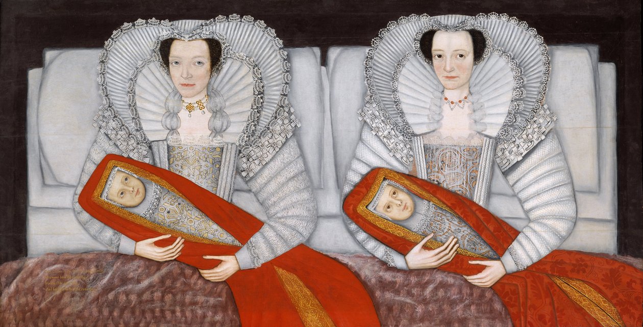 Britská škola 17. století - The Cholmondeley Ladies od Unbekannt Unbekannt